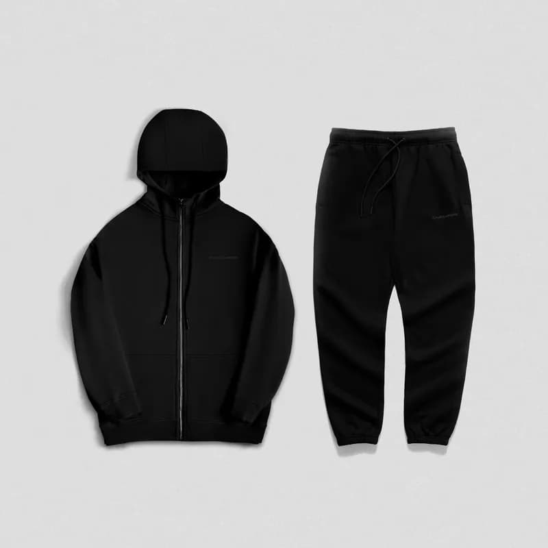 Axis Zip-Up Set - Black — image 1 of 1