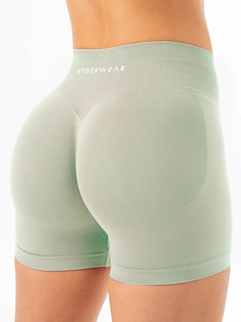 Boost Seamless Shorts - Pistachio — image 1 of 1