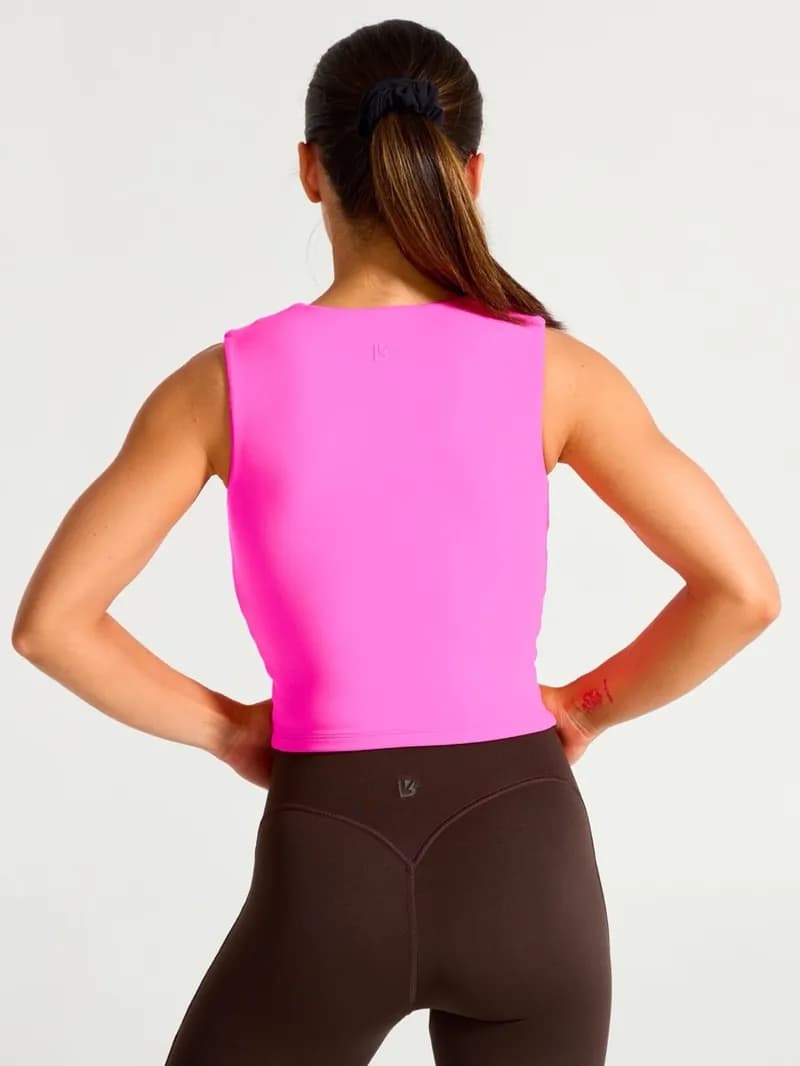 Butter Square Neck Waist Tank - Candy Crush — image 1 of 1
