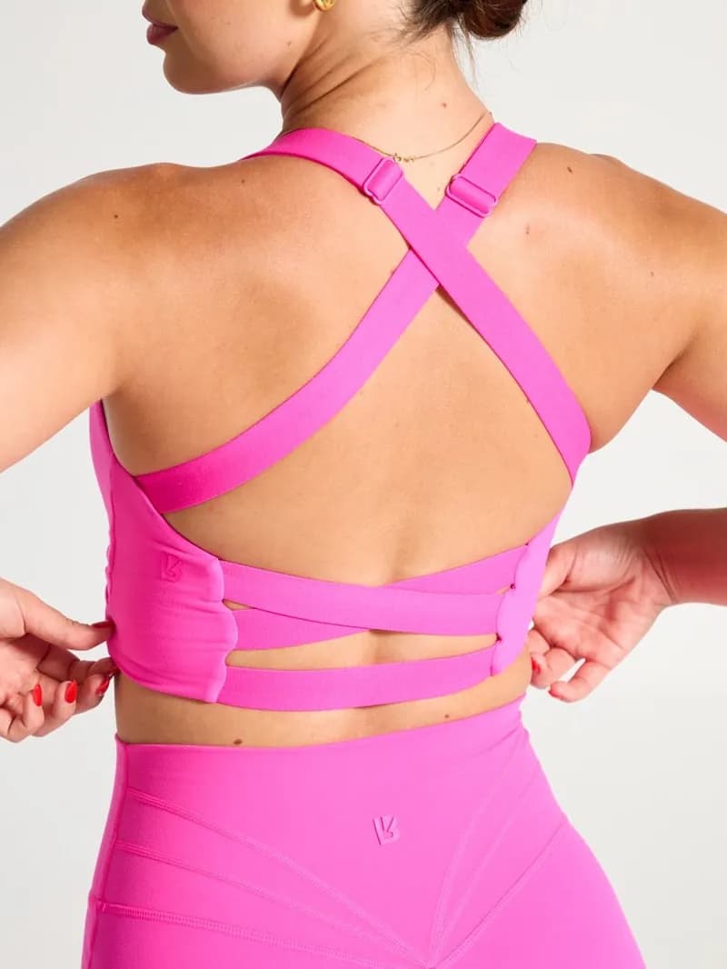 Candy Wrap Sports Bra - Sunbeam — image 1 of 1