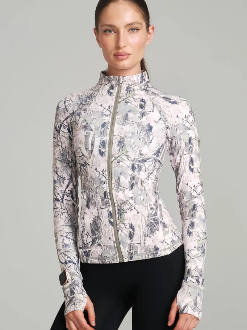 Colorado Fleece Zip Jacket - Pink Camo