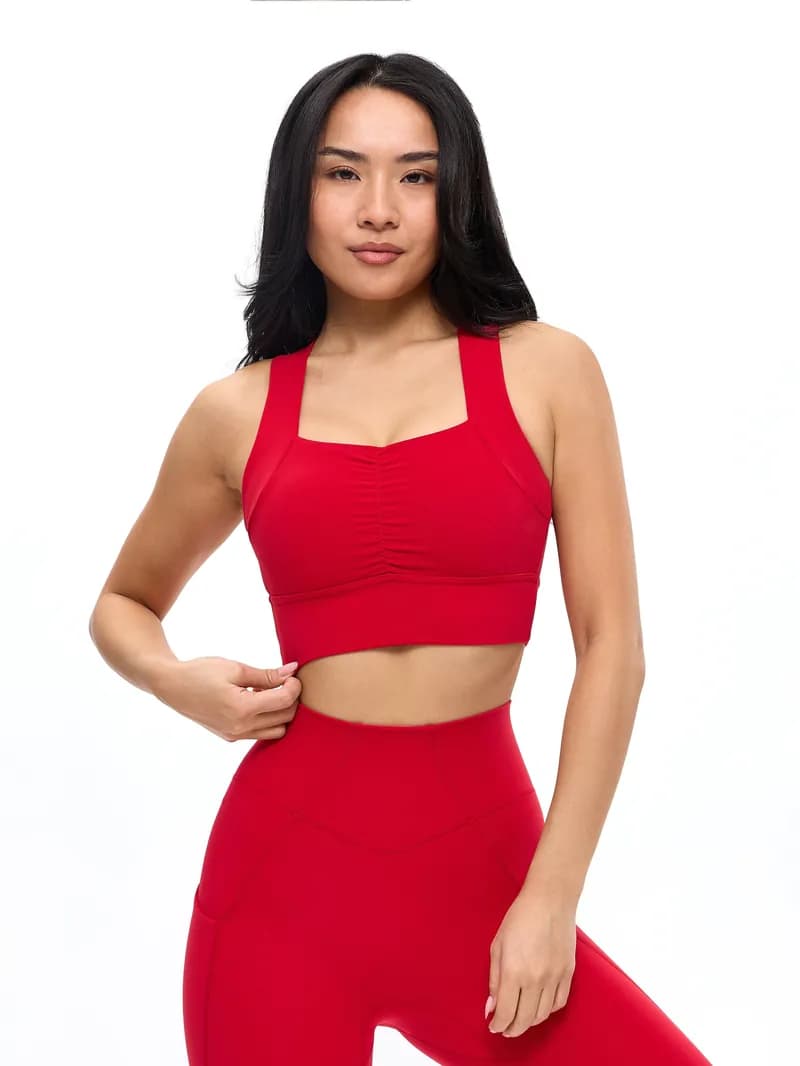 Contour Pocket Legging - Lipstick Red — image 1 of 1
