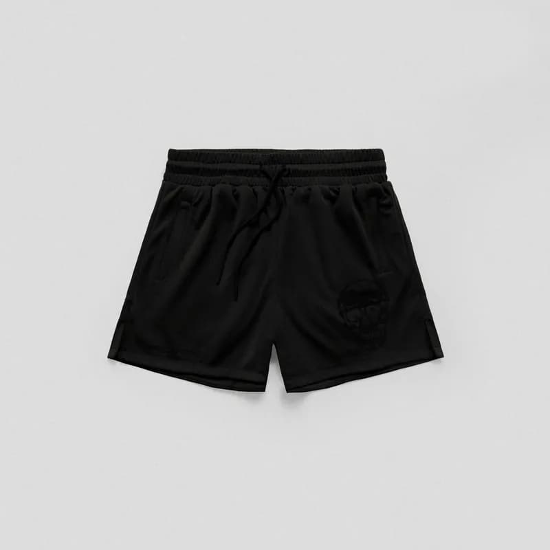 Core Skull Mesh Training Shorts - Black/Black — image 1 of 1