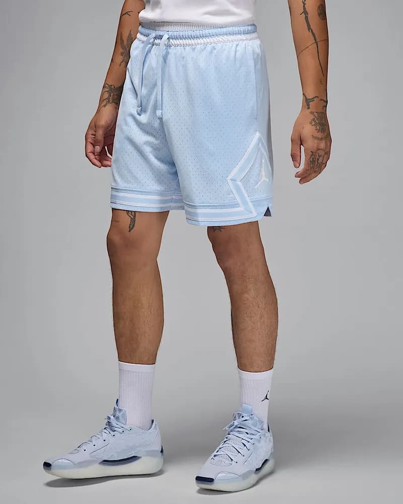 Core Skull Mesh Training Shorts - Pale Blue — image 1 of 1