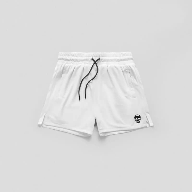 Core Skull Mesh Training Shorts - White — image 1 of 1
