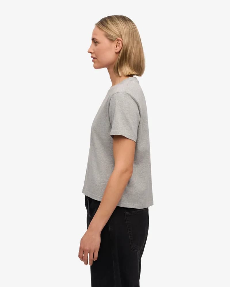 Build Crop Tee - Heather Grey — image 1 of 1