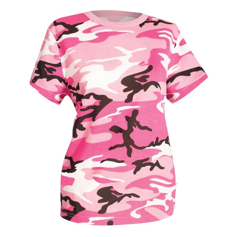 Halo Long Sleeve Baby Tee - Pink Camo — image 1 of 1