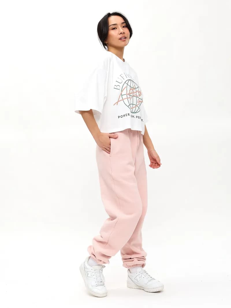 Lifting Club Crop Tee - White — image 1 of 1