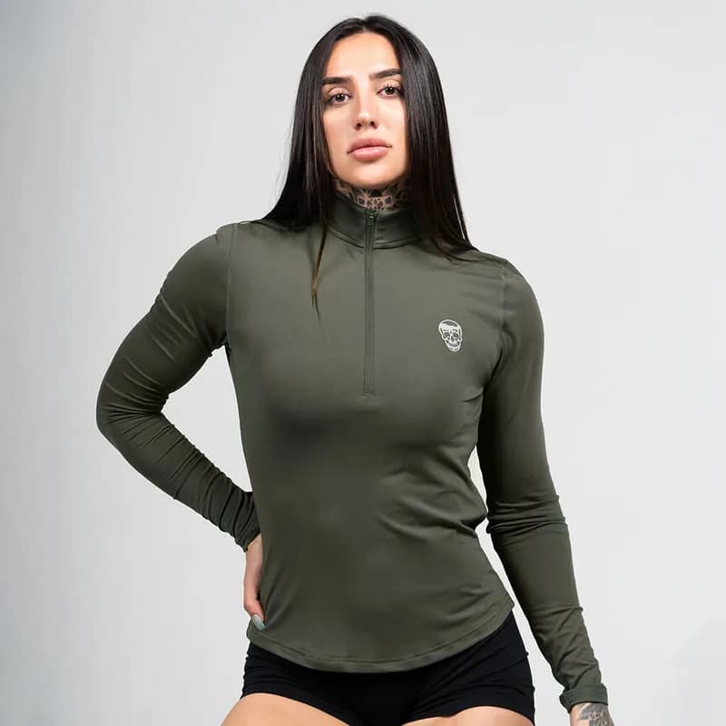 Women's Performance Quarter Zip - OD Green — image 1 of 1