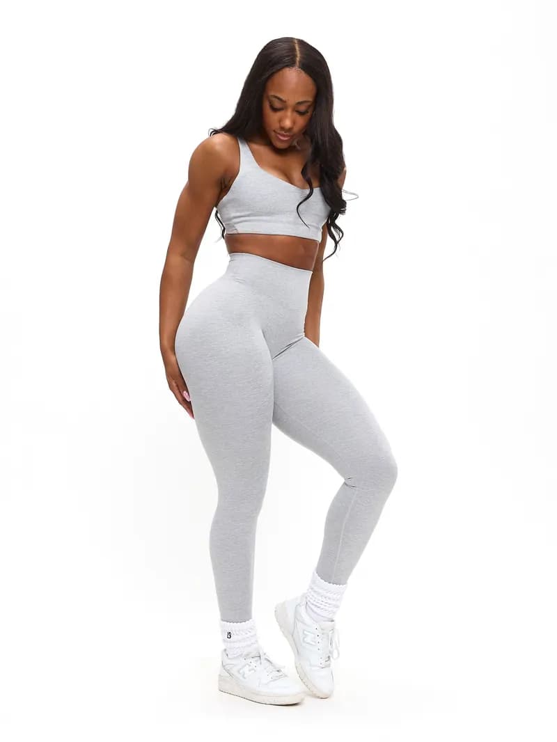 Dream Heathered Legging - Heather Grey — image 1 of 1