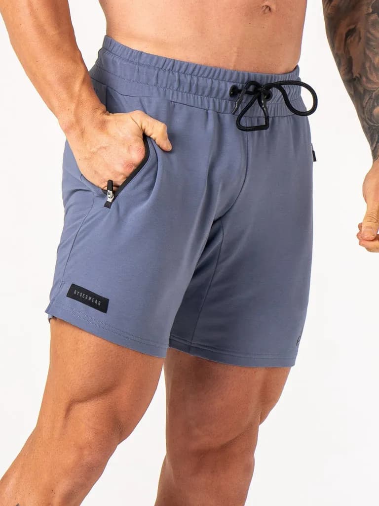 Endurance Track Shorts - Denim Blue — image 1 of 1