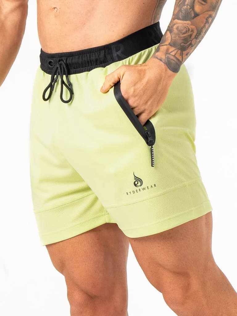 Energy Mesh Shorts - Lime — image 1 of 1