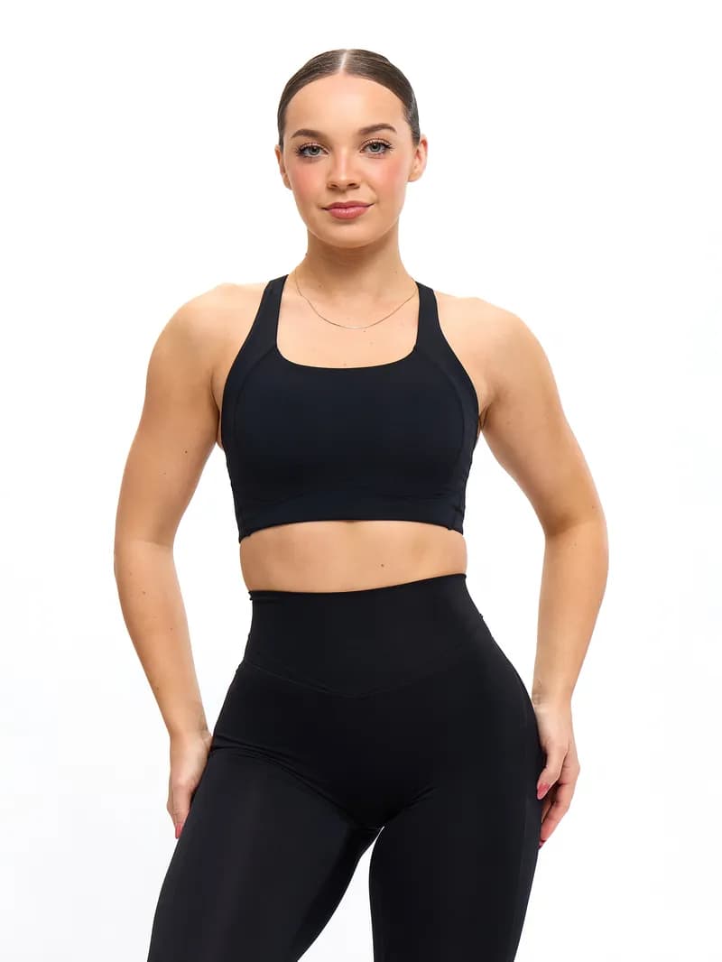 Every Day Airbrush Sports Bra - Onyx Black — image 1 of 1