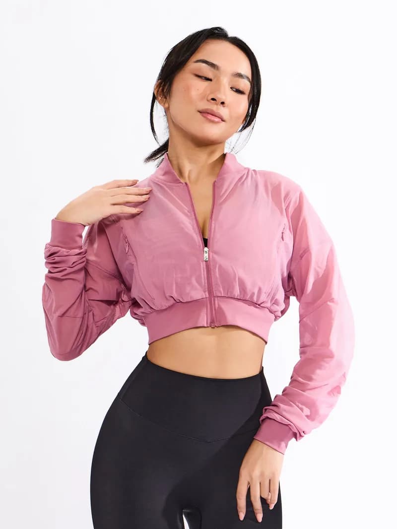 Exposed Mesh Jacket - Bloom — image 1 of 1