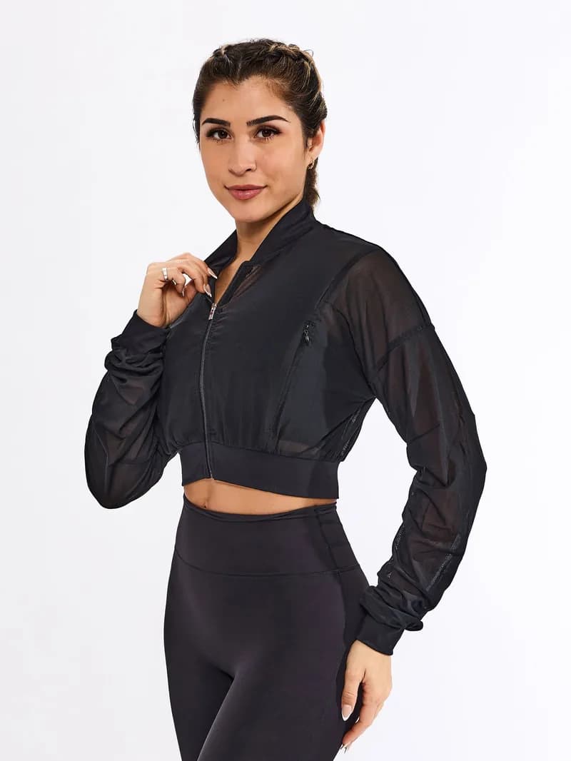 Exposed Mesh Jacket - Onyx Black — image 1 of 1
