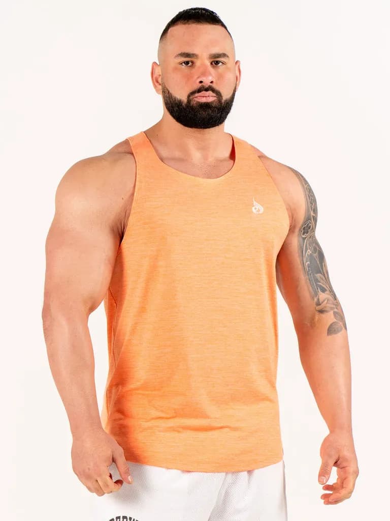 Flex Active Tank - Orange Marl — image 1 of 1