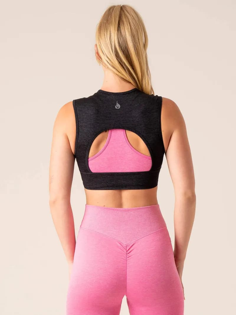 Focus Seamless Tank - Black Marl — image 1 of 1