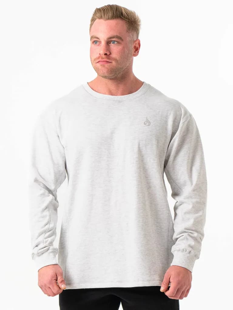 Force Crew Neck - Chalk Grey Marl — image 1 of 1