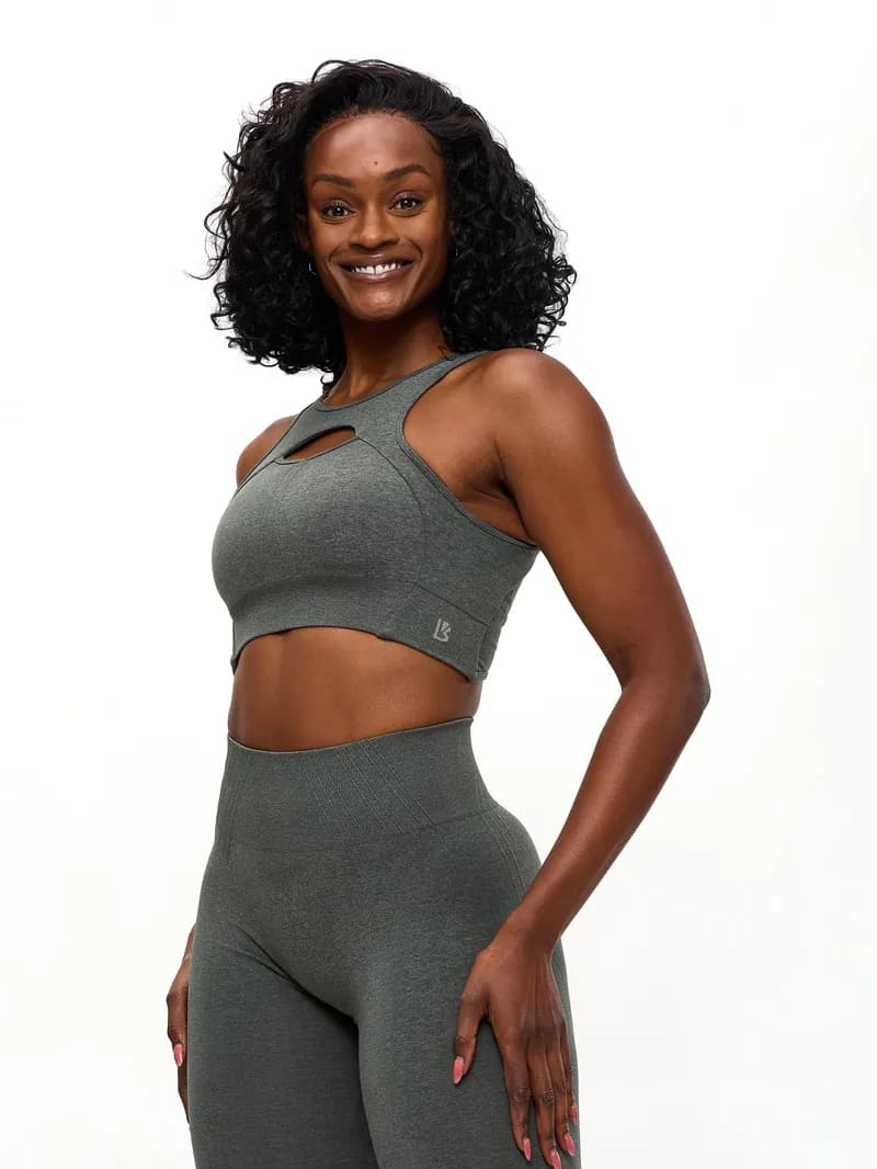 Form Reversible Seamless Sports Bra - Shadow Sage — image 1 of 1
