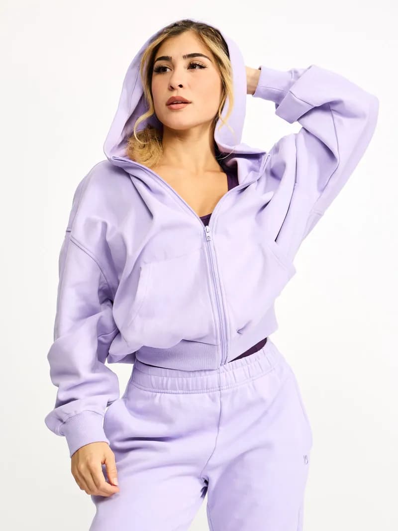 Full Zip Cloud Hoodie - Frosted Purple — image 1 of 1