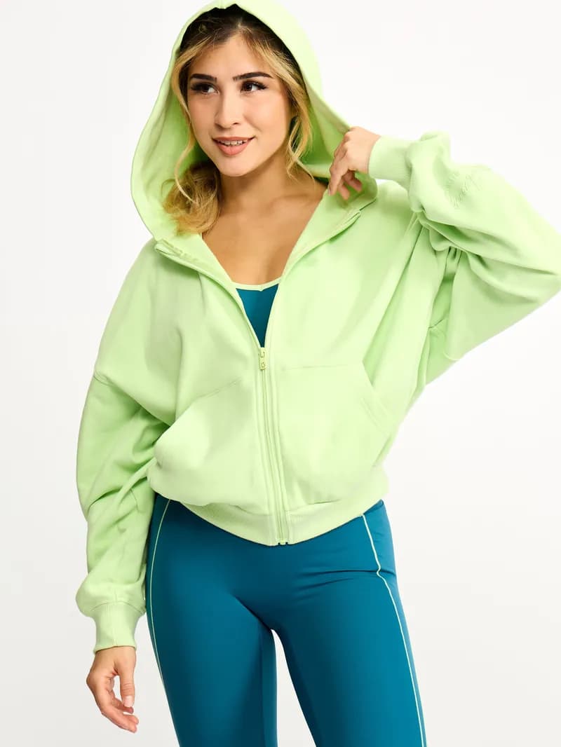 Full Zip Cloud Hoodie - Lima Bean — image 1 of 1
