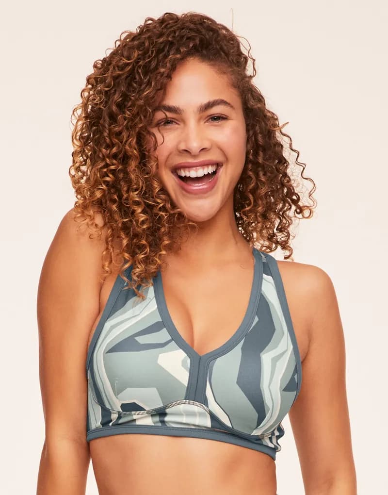Geo Sports Bra - Lucky Charm — image 1 of 1