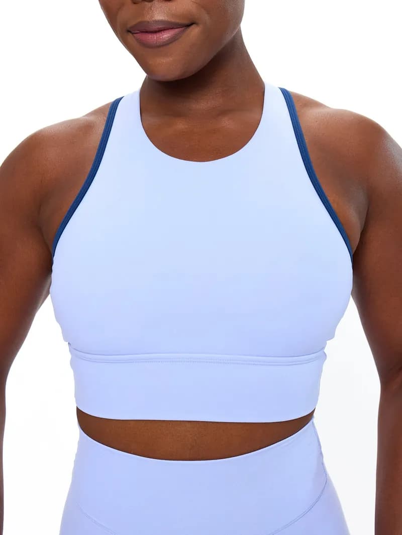 Geo Sports Bra - Rainwater Blue — image 1 of 1