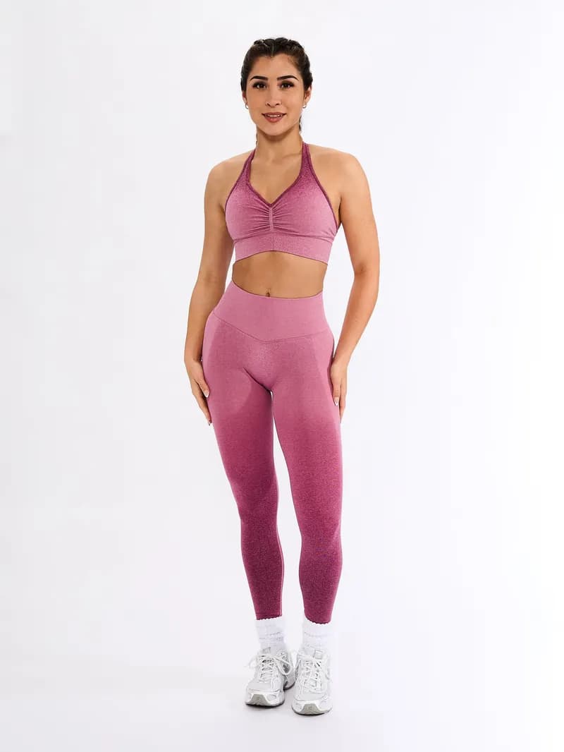 Halter Seamless Sports Bra - Empire Ombre — image 1 of 1