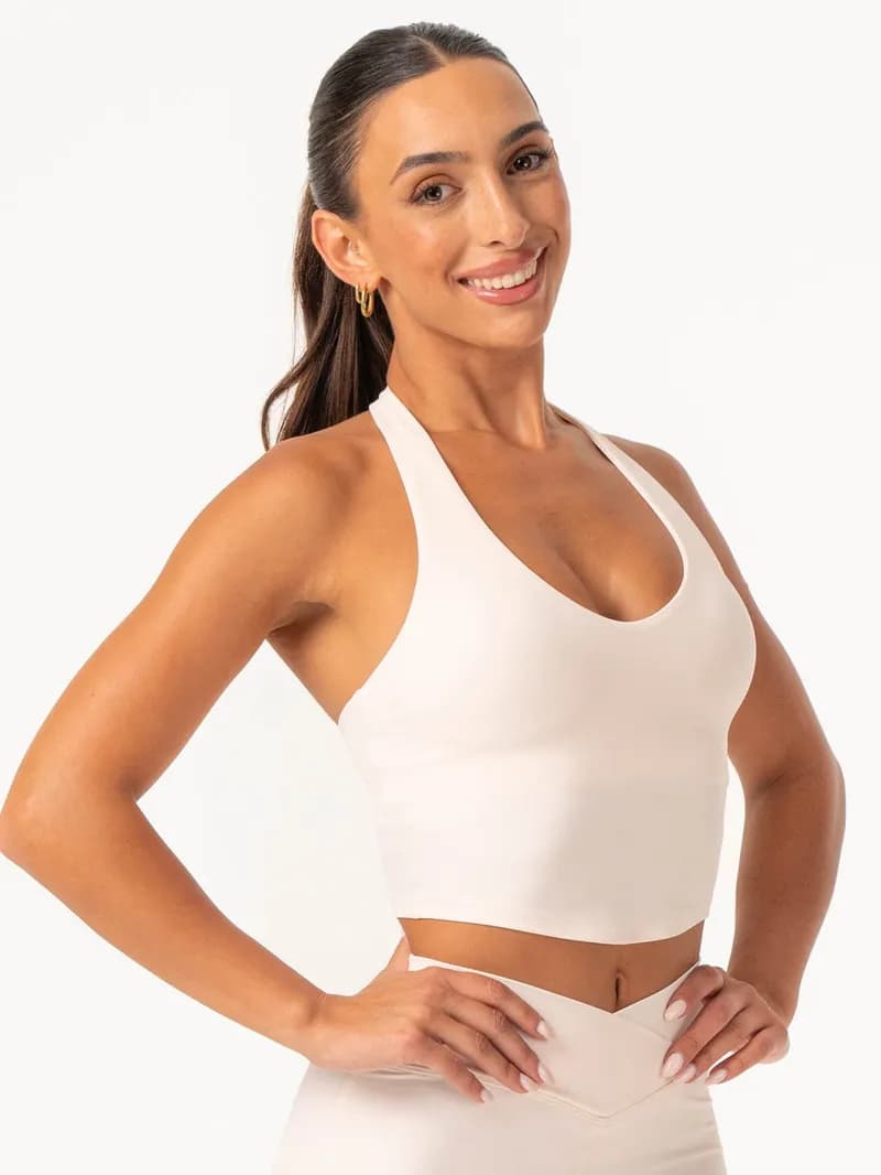 Halter Shelf Tank - White — image 1 of 1