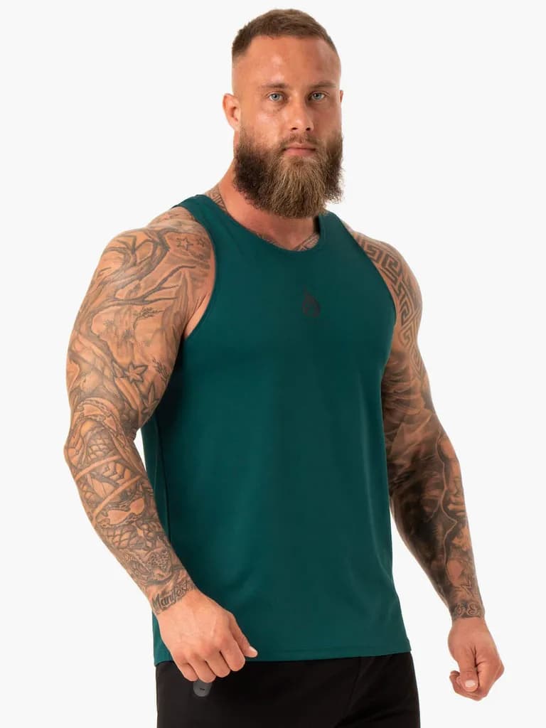 Heighten Mesh Regular Tank - Petrol — image 1 of 1