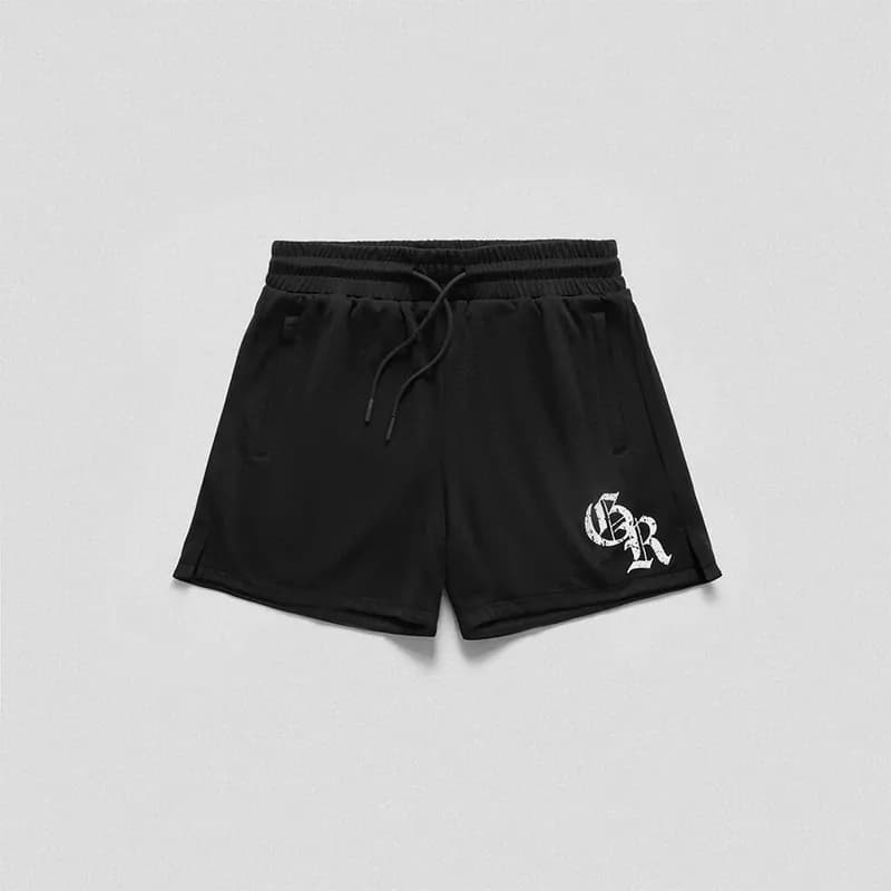 Initial Shorts - Black/White — image 1 of 1