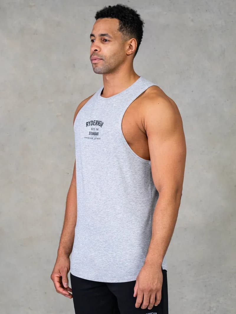 Legacy Drop Armhole Tank - Grey Marl — image 1 of 1