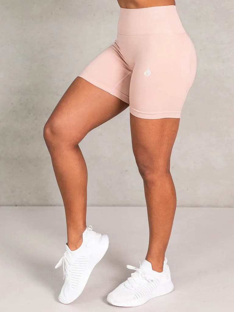 Lift Scrunch Shorts - Almond — image 1 of 1