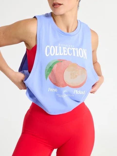 Market Crop Tank - Rainwater Blue — image 1 of 1