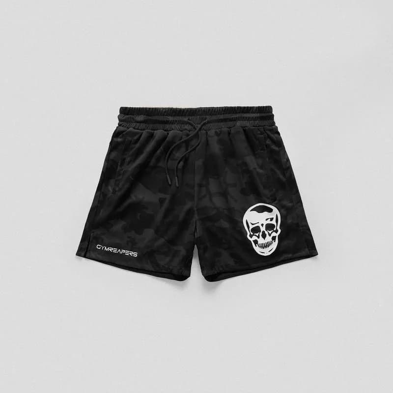 Mesh Training Shorts - Black Camo — image 1 of 1