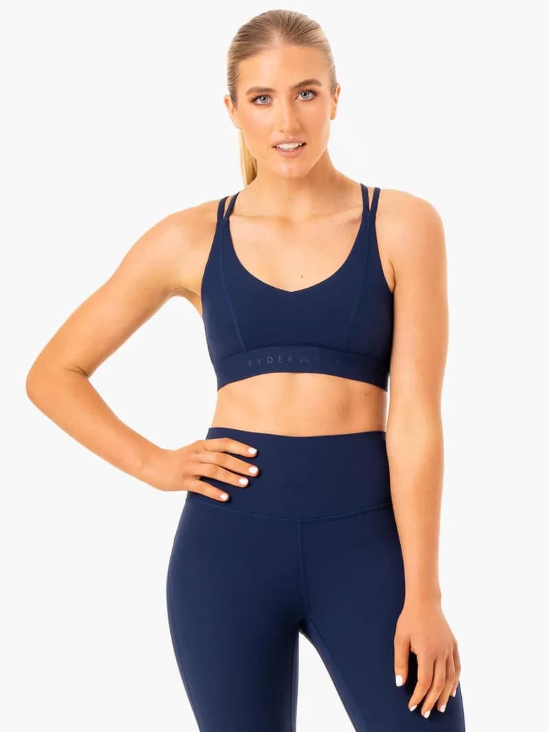 NKD Align Sports Bra - Navy — image 1 of 1