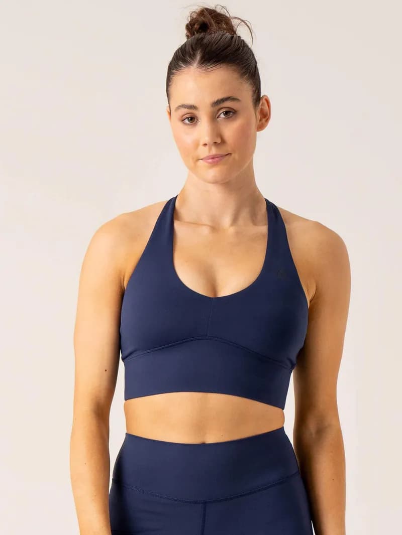 NKD Contrast Halter Bra - Almond — image 1 of 1