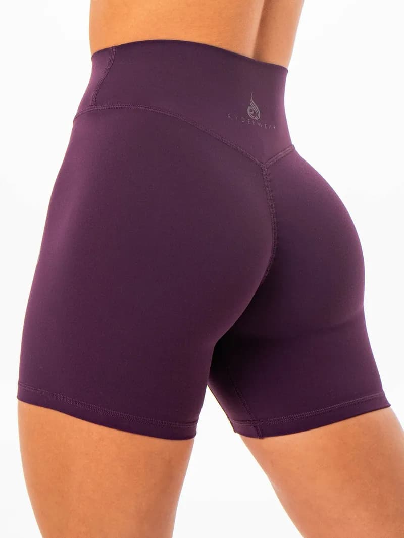 NKD Invisible Scrunch Shorts - Merlot — image 1 of 1