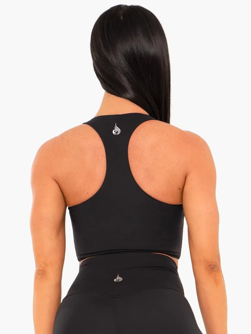 NKD Knot Sports Bra - Black — image 1 of 1