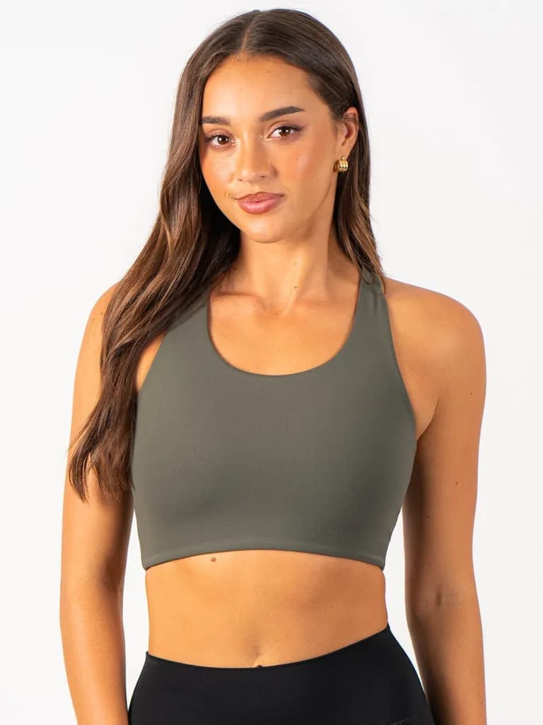 NKD Knot Sports Bra - Cucumber — image 1 of 1