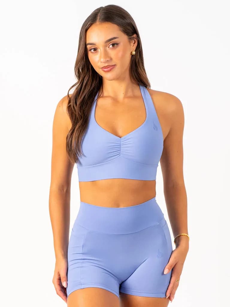 NKD Scrunch Halter Bra - Dreamy Blue — image 1 of 1