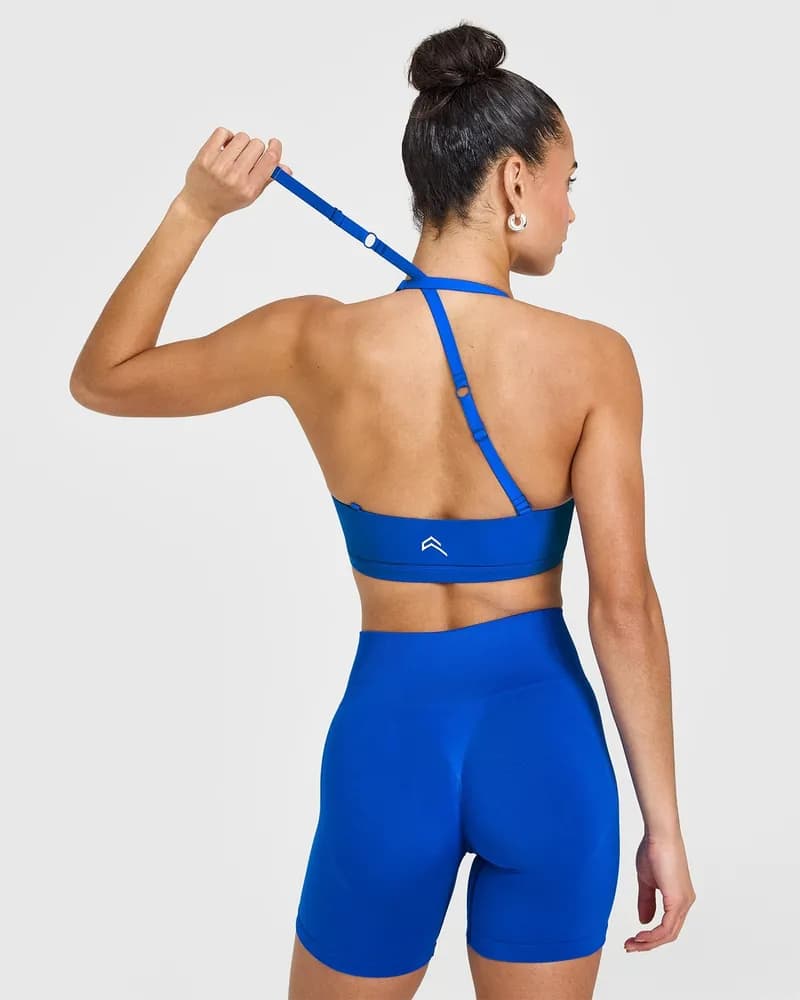 NKD Twist Sports Bra - Cobalt — image 1 of 1