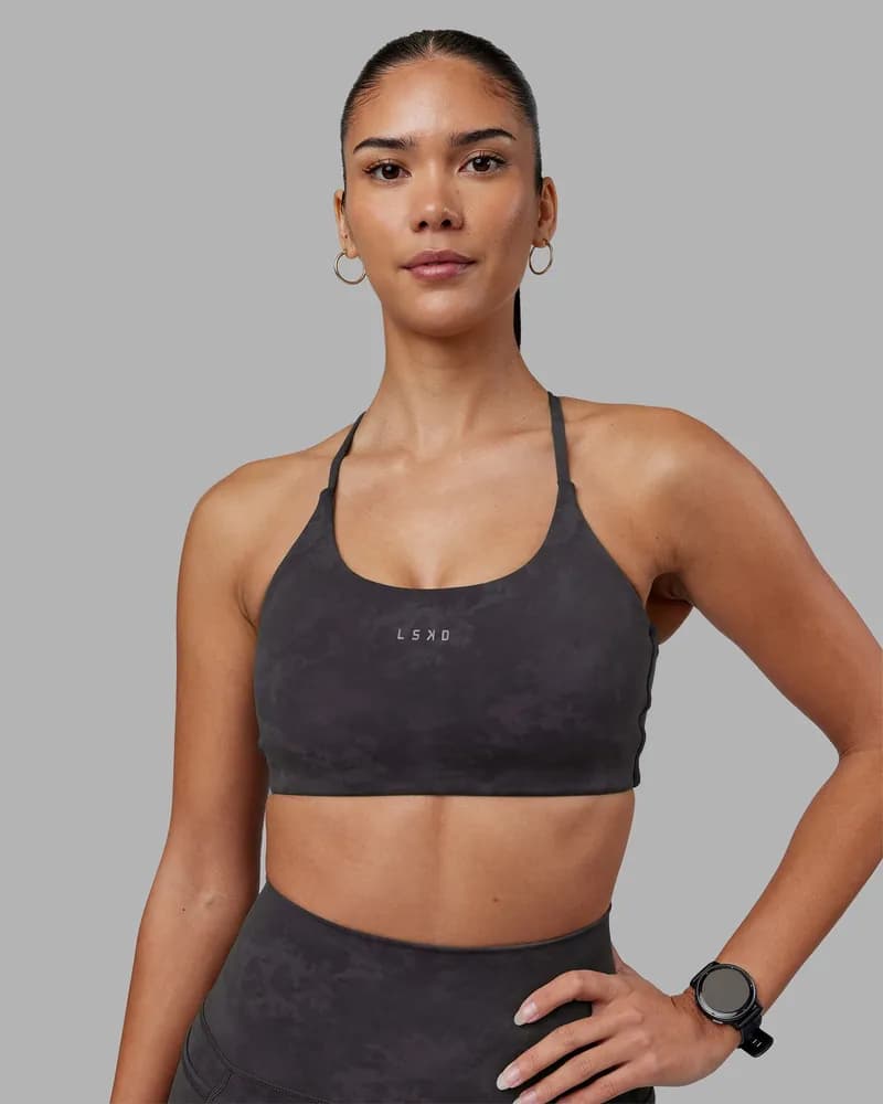 NKD Twist Sports Bra - Storm — image 1 of 1
