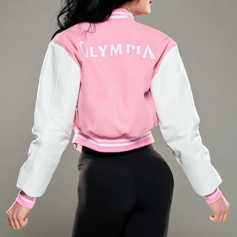 Olympia Cropped Varsity Jacket — image 1 of 1