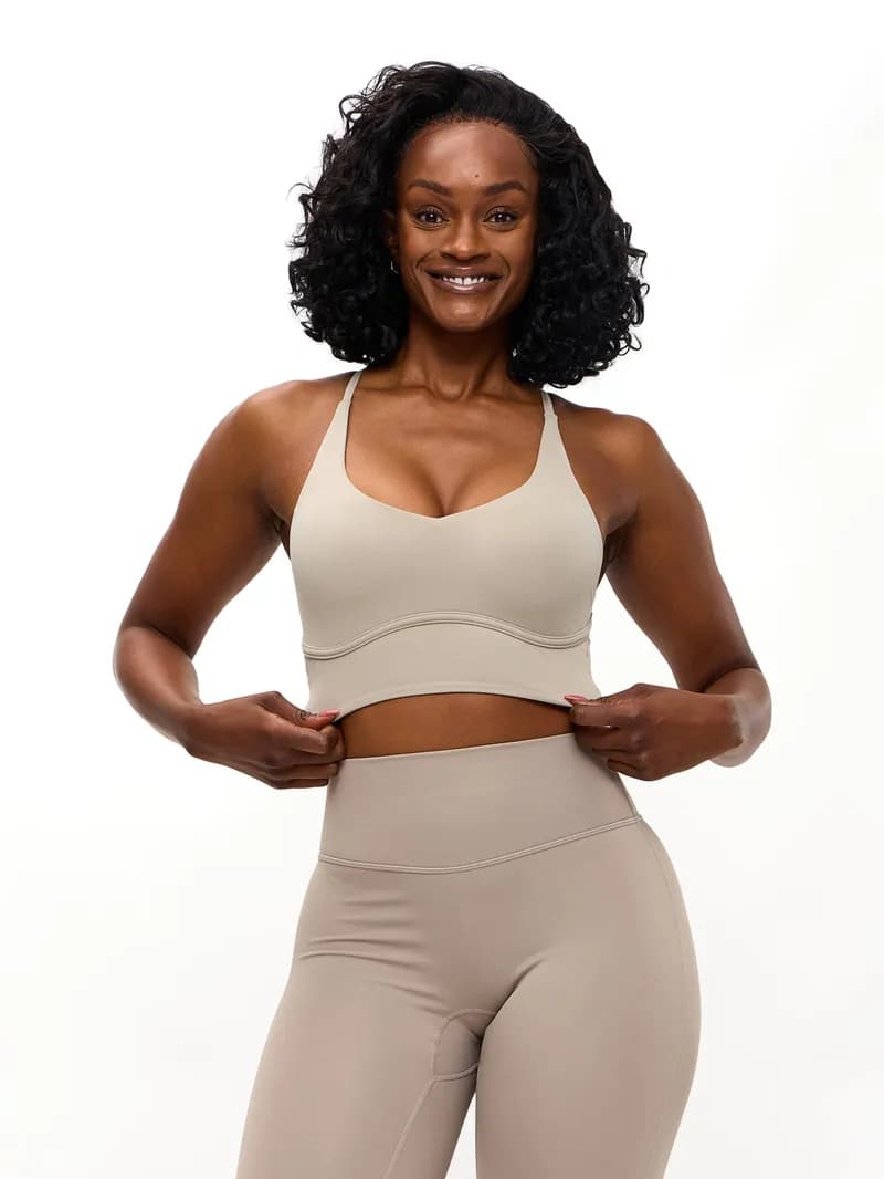 Poshknit Sports Bra - Neutral — image 1 of 1