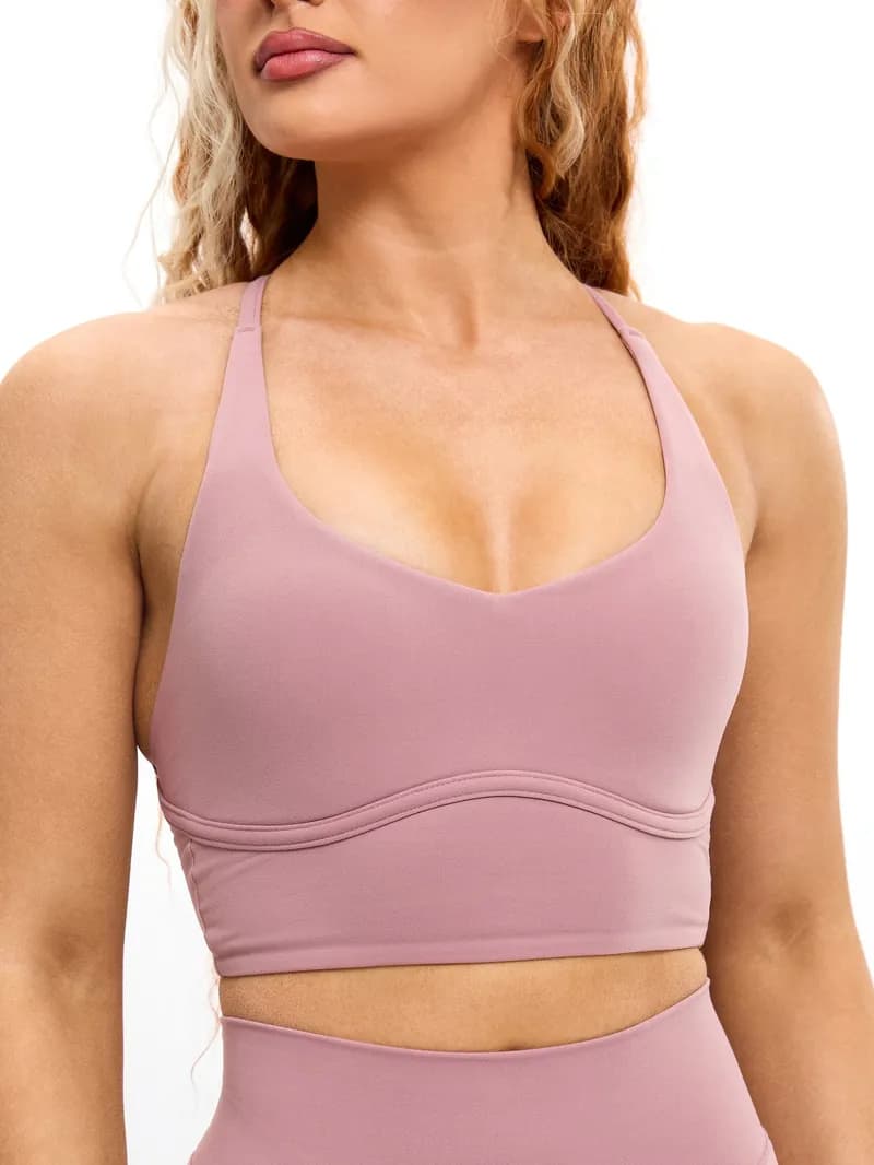 Poshknit Sports Bra - Rose Water — image 1 of 1