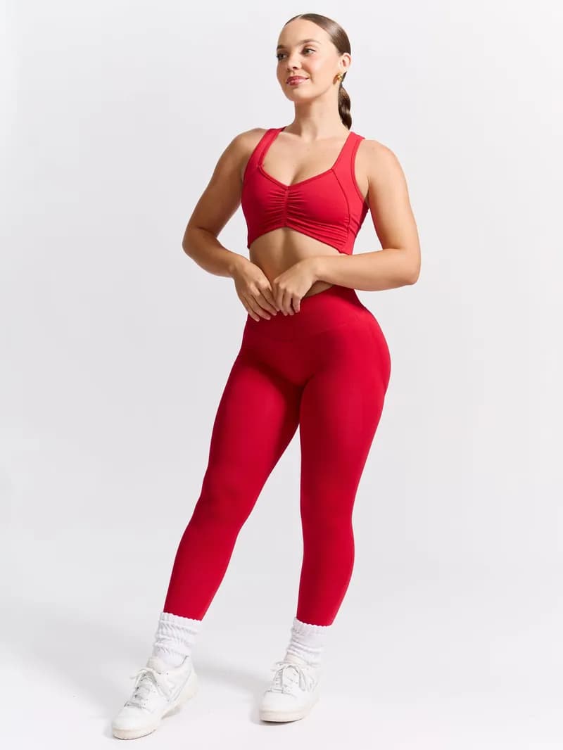Poshknit Sports Bra - Lipstick Red — image 1 of 1