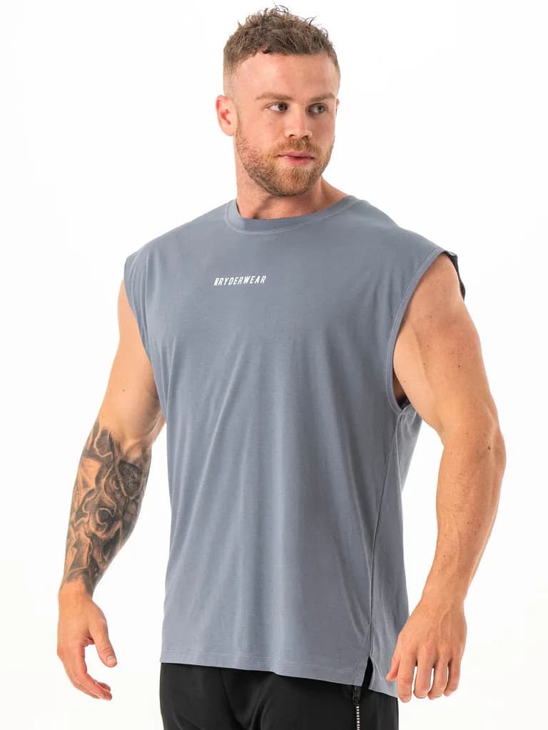Pursuit Muscle Tank - Steel Blue — image 1 of 1