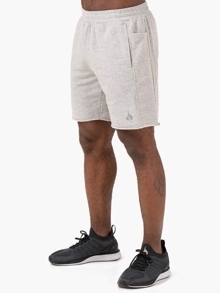 Pursuit Track Shorts - Light Grey Marl — image 1 of 1