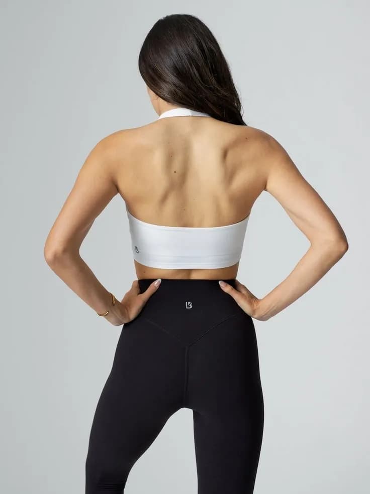 Revolution Halter Sports Bra - White — image 1 of 1